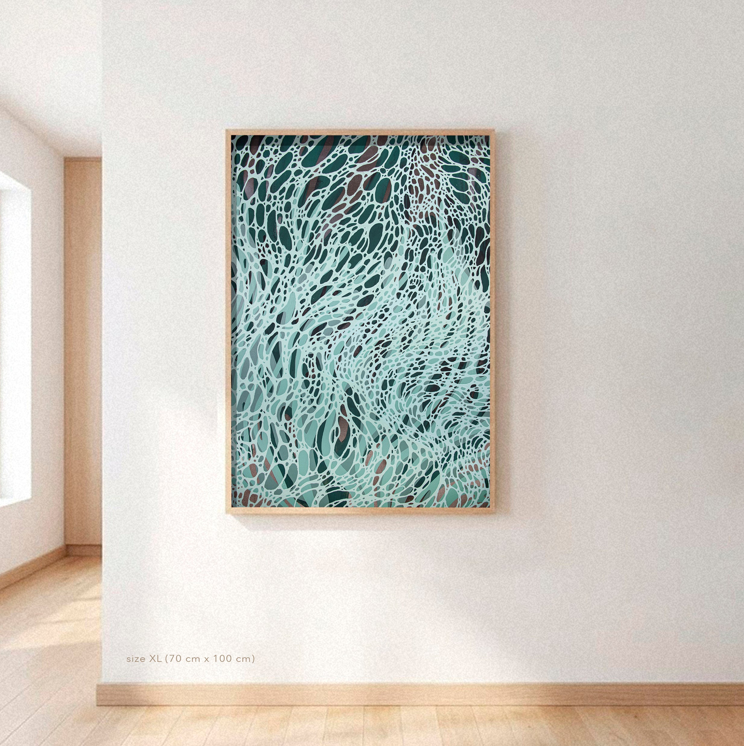 Suomumustesieni Art print